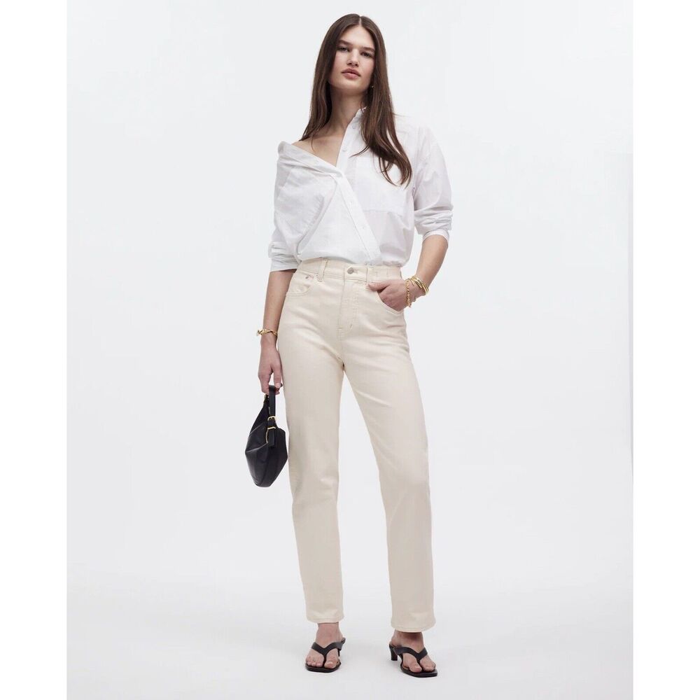 Madewell The Tall '90s Straight Jean Vintage Canvas Size 28 Tall Nwt